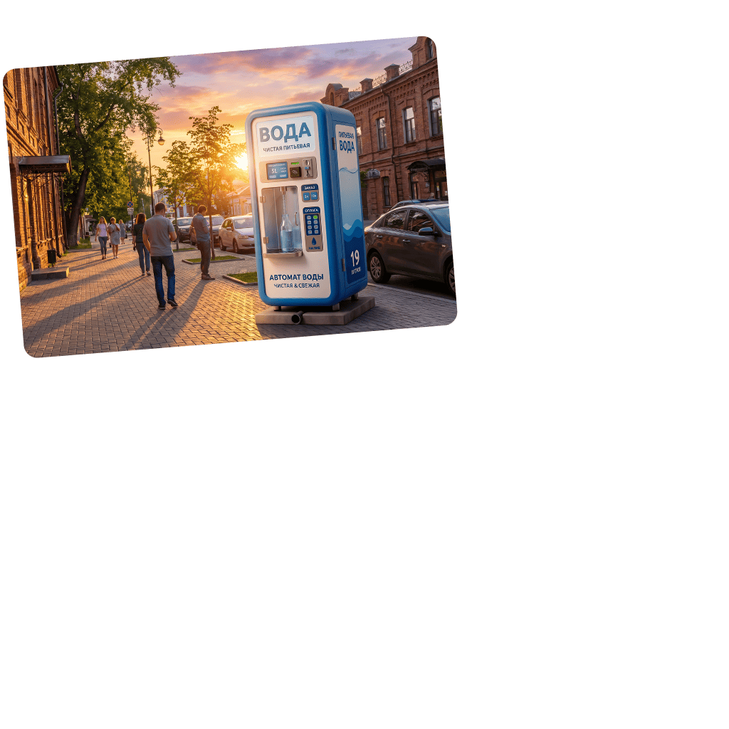 Водомат на улице