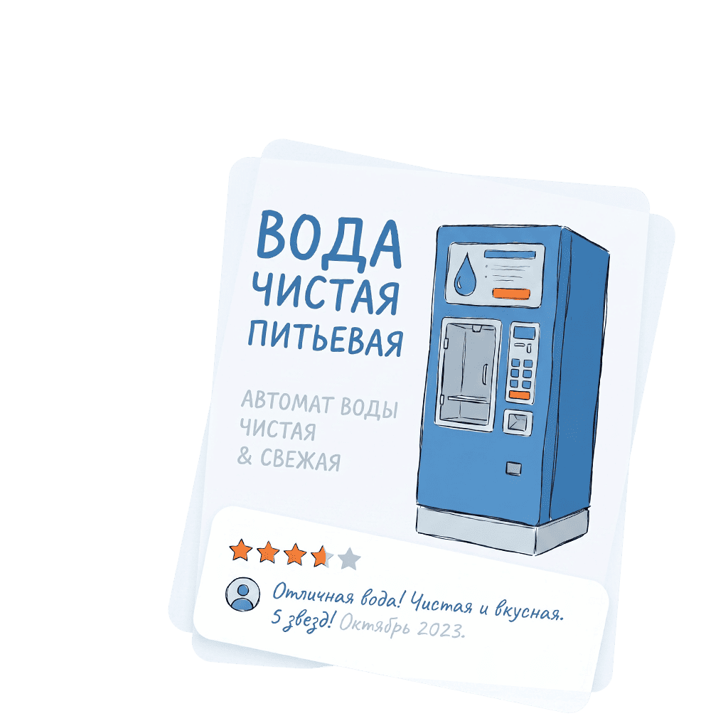 Карточка водомата